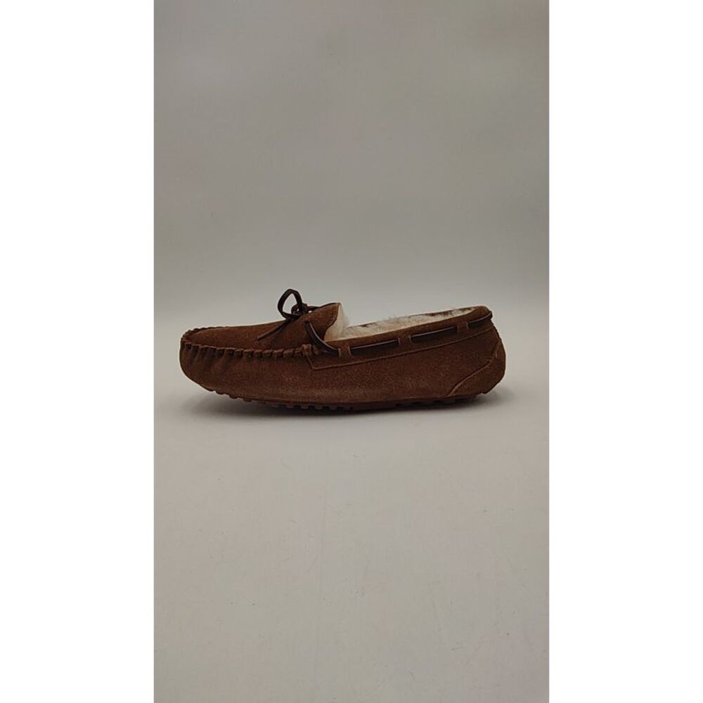 Quince Women’s Brown Suede Shearling Moccasin Slipper w/box - Size 9 runs large